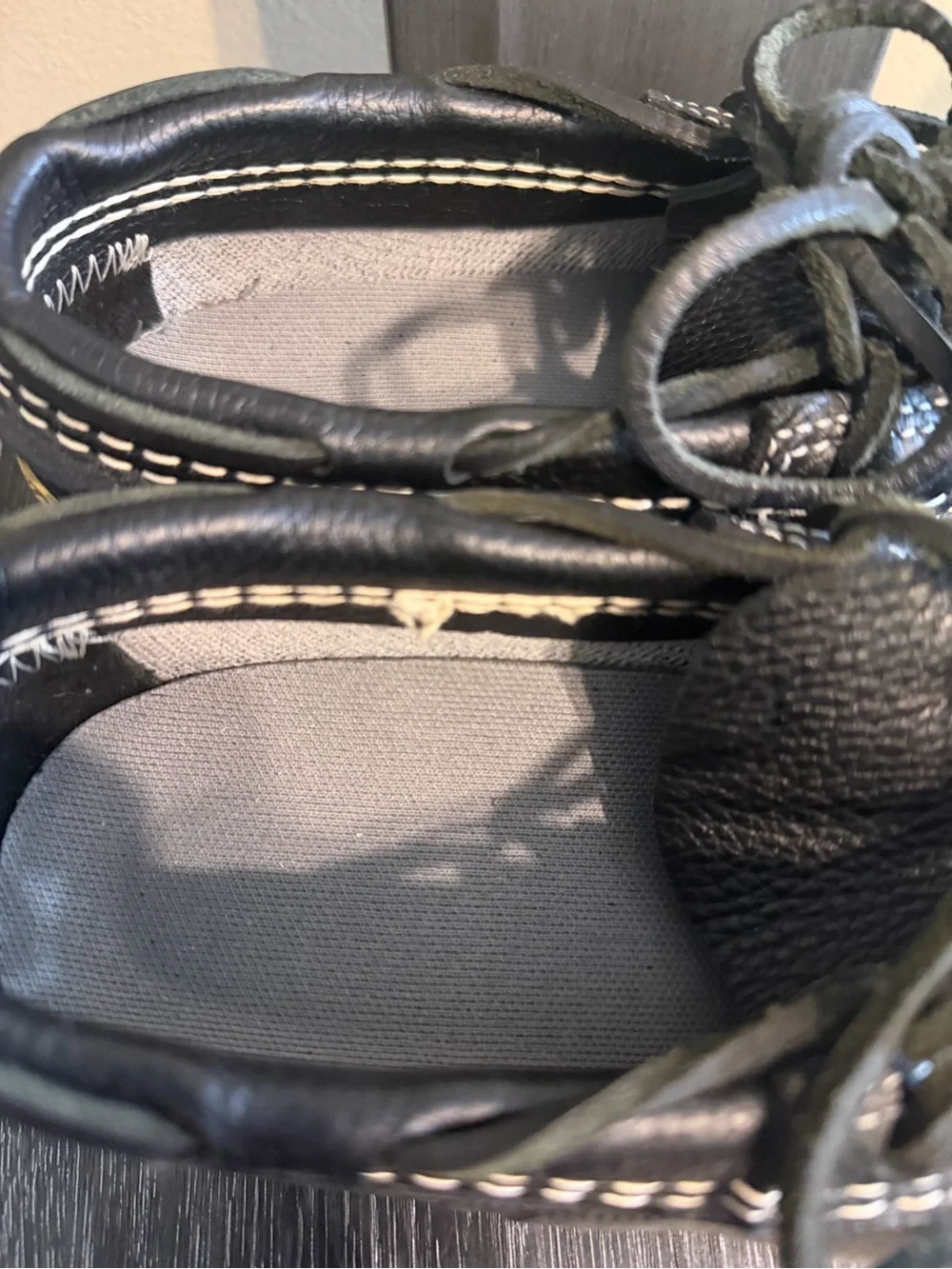 L.L.Bean Bean Boots Made in Maine Duck Shoes Black 7M